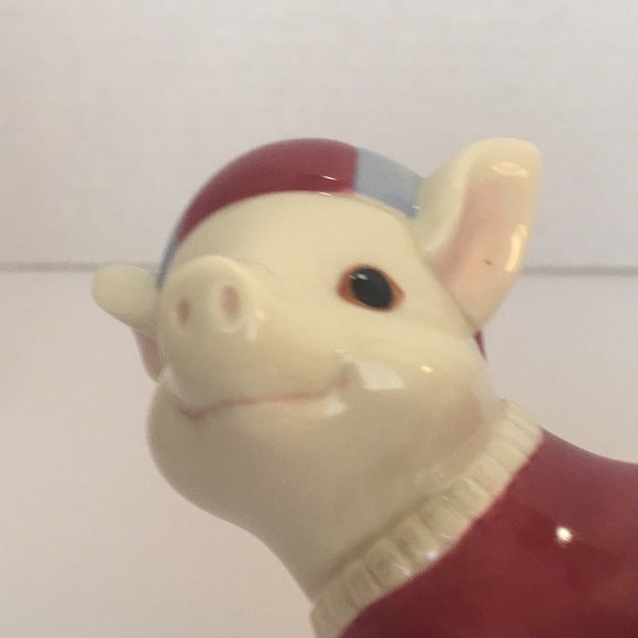 Lenox "Grand Slam Sam" Piggy Figurine - Picture 2 of 6